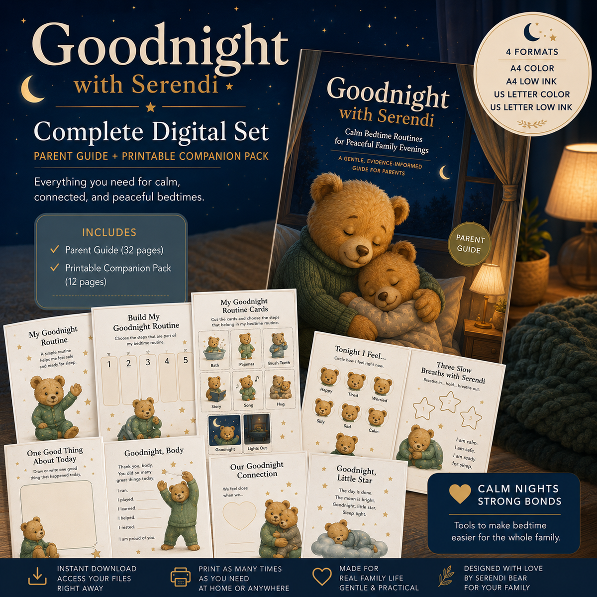 Goodnight with Serendi — Complete Digital Set