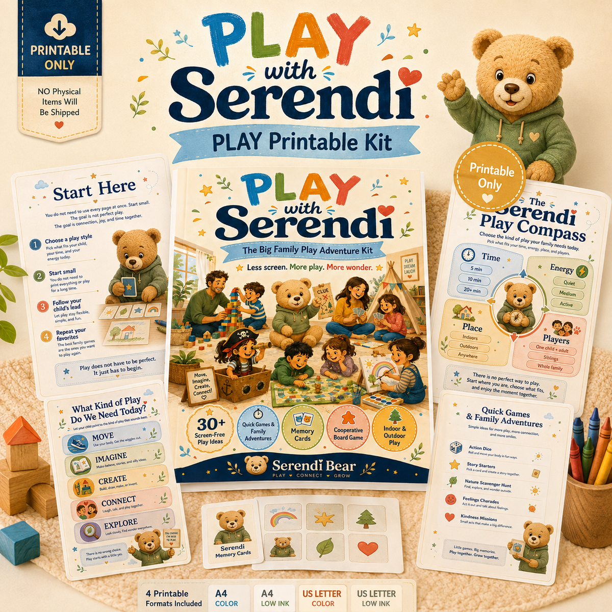 PLAY Printable Kit — Printable Only