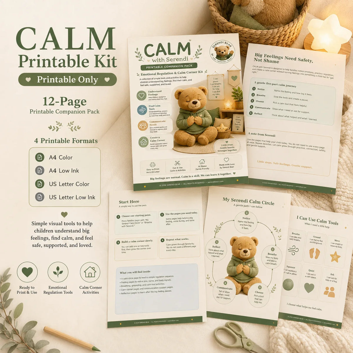 CALM Printable Kit — Printable Only